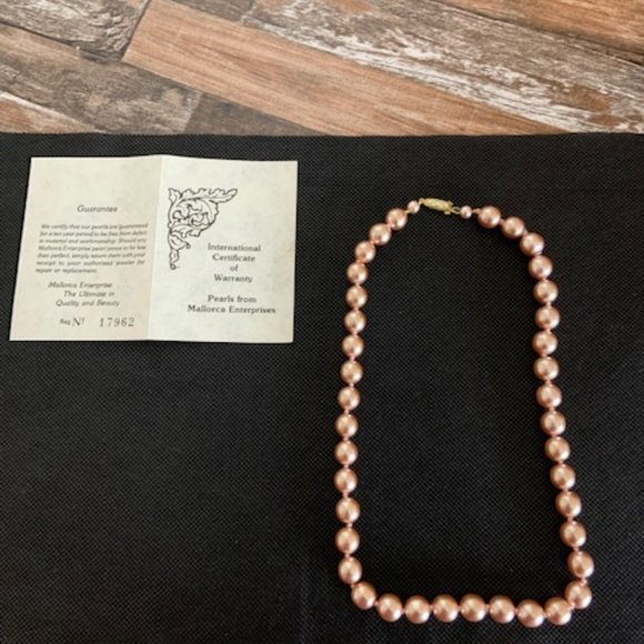 Mallorca Jewelry - Vintage Mallorca Pearl Necklace